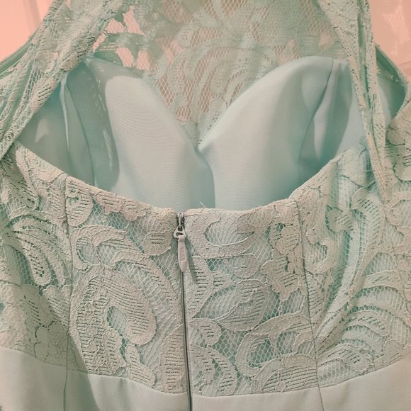 Mint Floor Length Gown - Picture 8 of 10